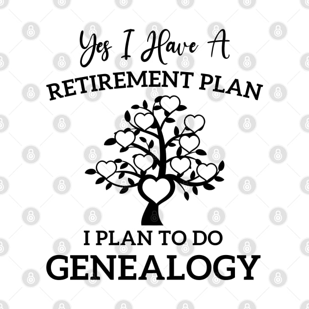 Retirement Genealogy Genealogist Ancestry Family Retired by Printopedy