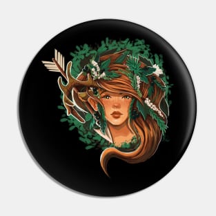 Artemis - Greek Goddess Pin