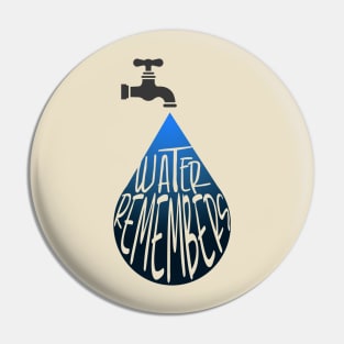 Water Remembers Pin