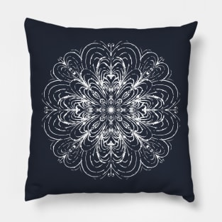 Snowflake Mandala Pillow