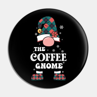 Coffee Gnome Christmas Pin