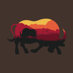 Ox on sunset lawn T-Shirt