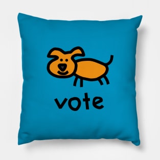 Vote Political Dog Pillow