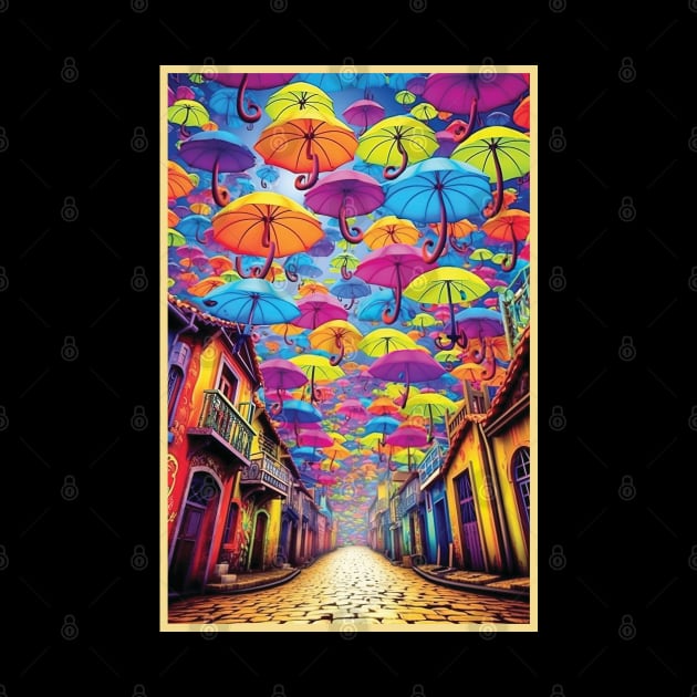 Medellin, Columbia, Travel poster by BokeeLee