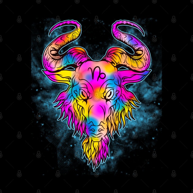 Zodiac Sign Capricorn Astrology Symbol by E