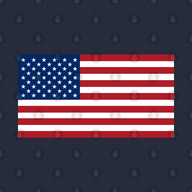 Simple USA Stars and Stripes by Neon-Light