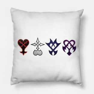 All Kingdom Hearts Enemies Unite (Without Quote) Pillow