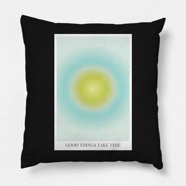 Green Aura Pillow by mystikwhale