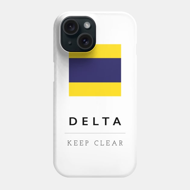 Delta: ICS Flag Semaphore Phone Case by calebfaires