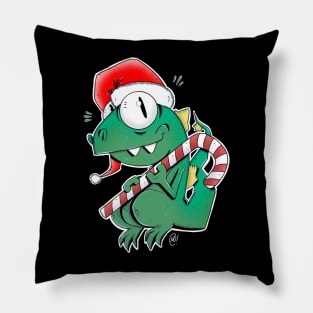 Christmas dino Pillow