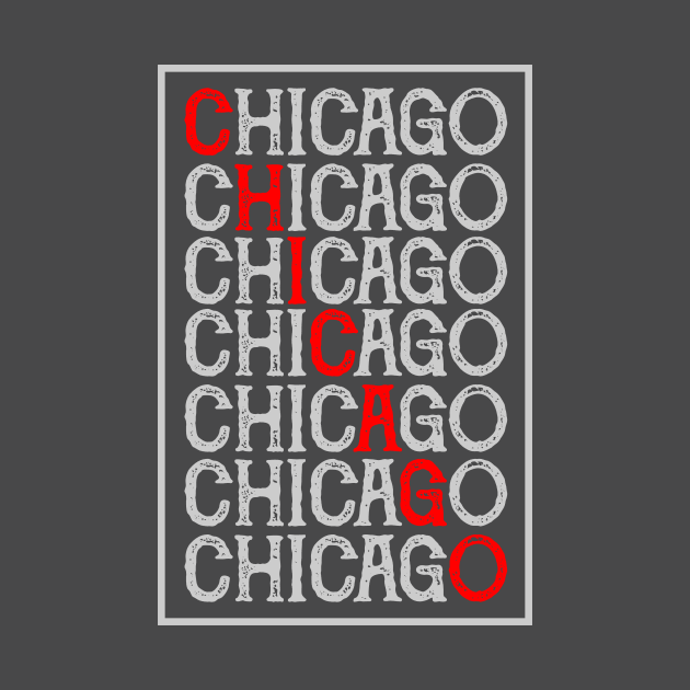 Chicago Typography by Illusion Art