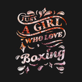 just a girl who loves boxing T-Shirt