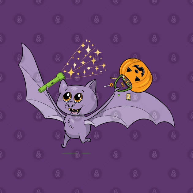 Cute Halloween Bat by Character Alley