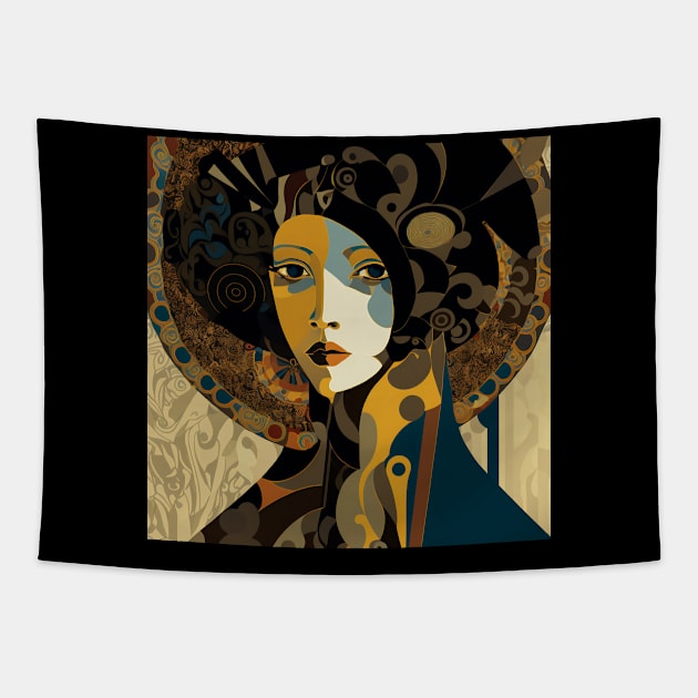 Asian Abstract #23 Tapestry by n23tees