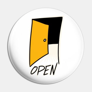Open doors Pin