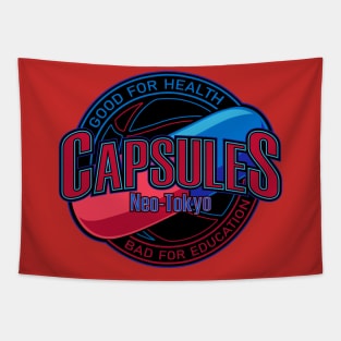 Neo Tokyo Capsules Tapestry