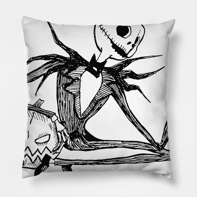 The Pumpkin King Pillow by MeOfF