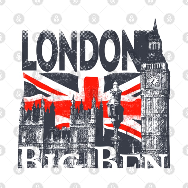 London Souvenir by Happy Art Designs