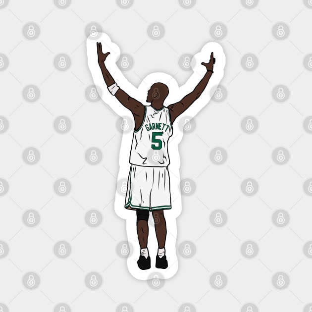 Kevin Garnett Embrace the Crowd Magnet by rattraptees