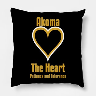 Akoma | Adinkra Symbol | African | African American | Black Lives Pillow