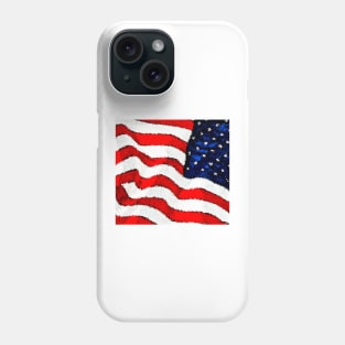 "Old Glory"--the Flag of the United States of America Phone Case