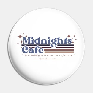 Midnight Cafe Retro Pin