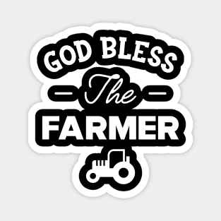 Farmer - God Bless the farmer Magnet
