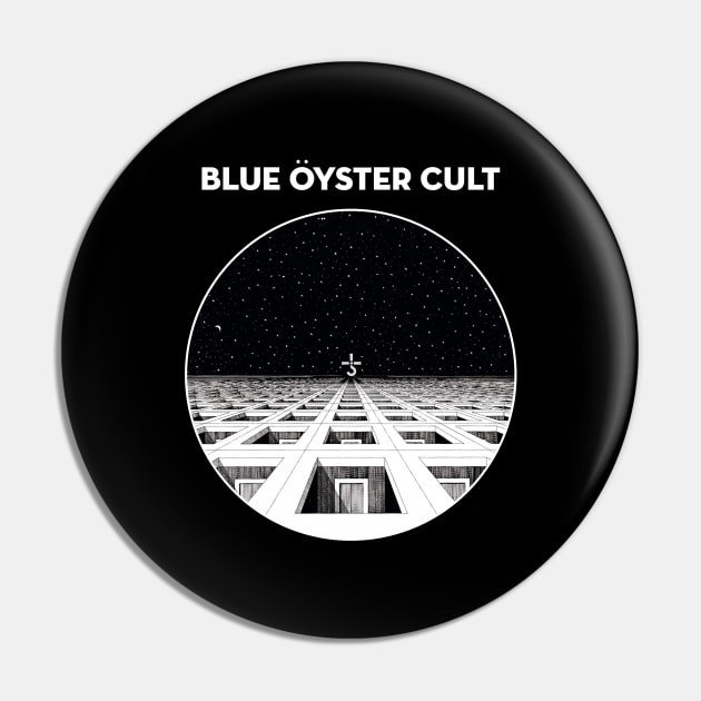 90s Blue Oyster Cult Pin by HDNRT