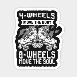 4 wheels move the body Magnet