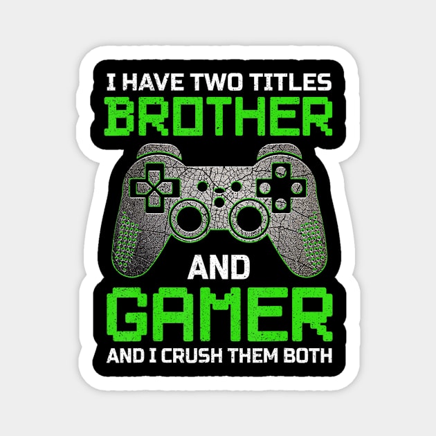 Gaming Gift For Boys Brother Son Teenager Video Games Gaming Magnet by Zak N mccarville