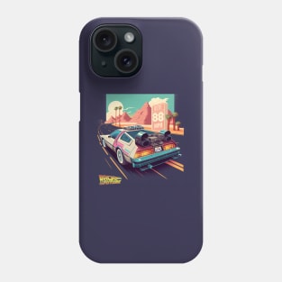 DeLorean - back to the future Phone Case