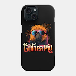 Retro Wave Peruvian Guinea Pig Vibes Shirt Phone Case