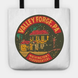 Vintage Valley Forge Decal Tote