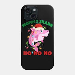 Mommy Shark Ho Ho Ho Christmas Phone Case