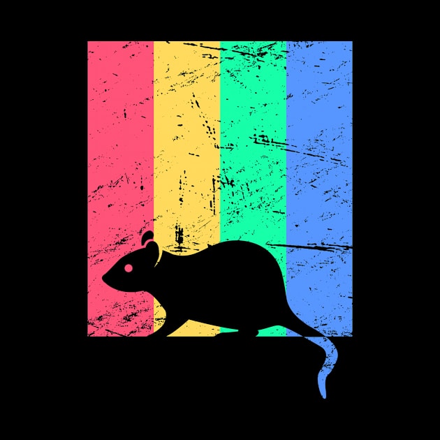 Retro Pet Rat | Cute Funny Gift by MeatMan