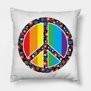 BE PROUD OF YOUR COLORS/PRIDE/LGBTQ+/PEACE/LOVE/LOVEISLOVE Pillow