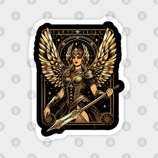 Tarot Valkyrie Magnet by albertocubatas