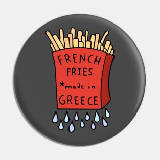 French Fries, Made in Greece Pin