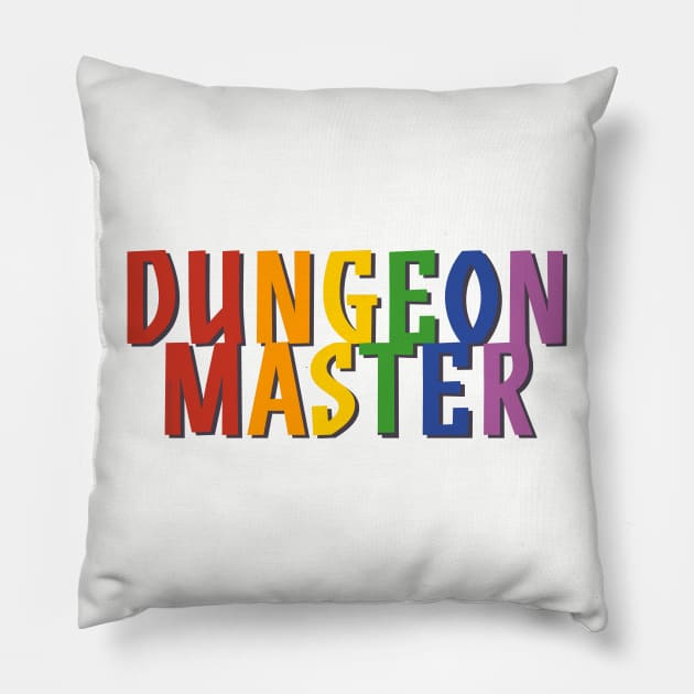 Dungeon Master Pride Pillow by MonarchFisher