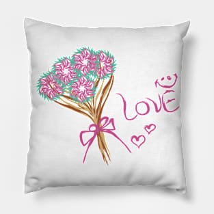 Flowers art Pillow