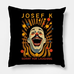 Sorry For Laughing •••••• Original 80s Aesthetic Design Pillow