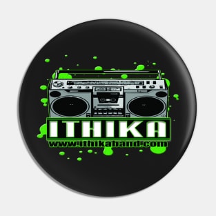 Ithika Boom Box Shirt Design Pin