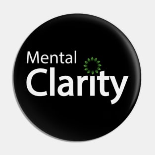 Mental clarity artistic typography design Pin