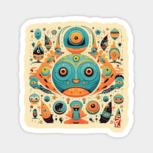 Cute aliens Magnet