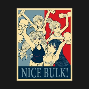 How Many Kilograms are the Dumbbells You Lift? Nice Bulk ! Anime Poster T-Shirt