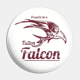 Fulton Falcons Maroon Pin