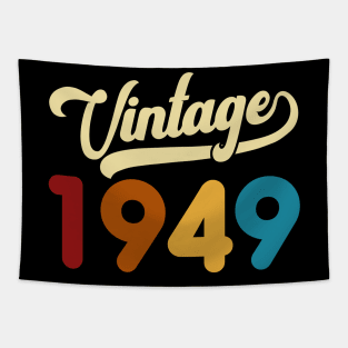 1949 Vintage Gift 71st Birthday Retro Style Tapestry