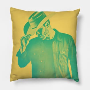 Dustin Lynchsinger//green solid style Pillow