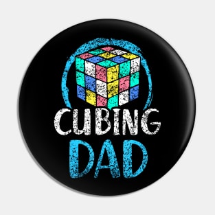 Cubing Dad Cube Speedcubing Pin