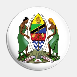 Coat of arms of Tanzania Pin